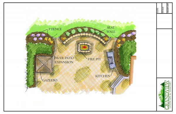 Image of Landscape Design Sample Drawing